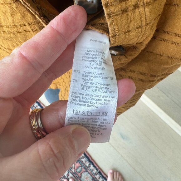 Madewell Tan Button-Front Jumpsuit - Picture 14 of 16